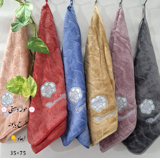 حوله دست و صورت میکروفایبر نانو مدل Flowers